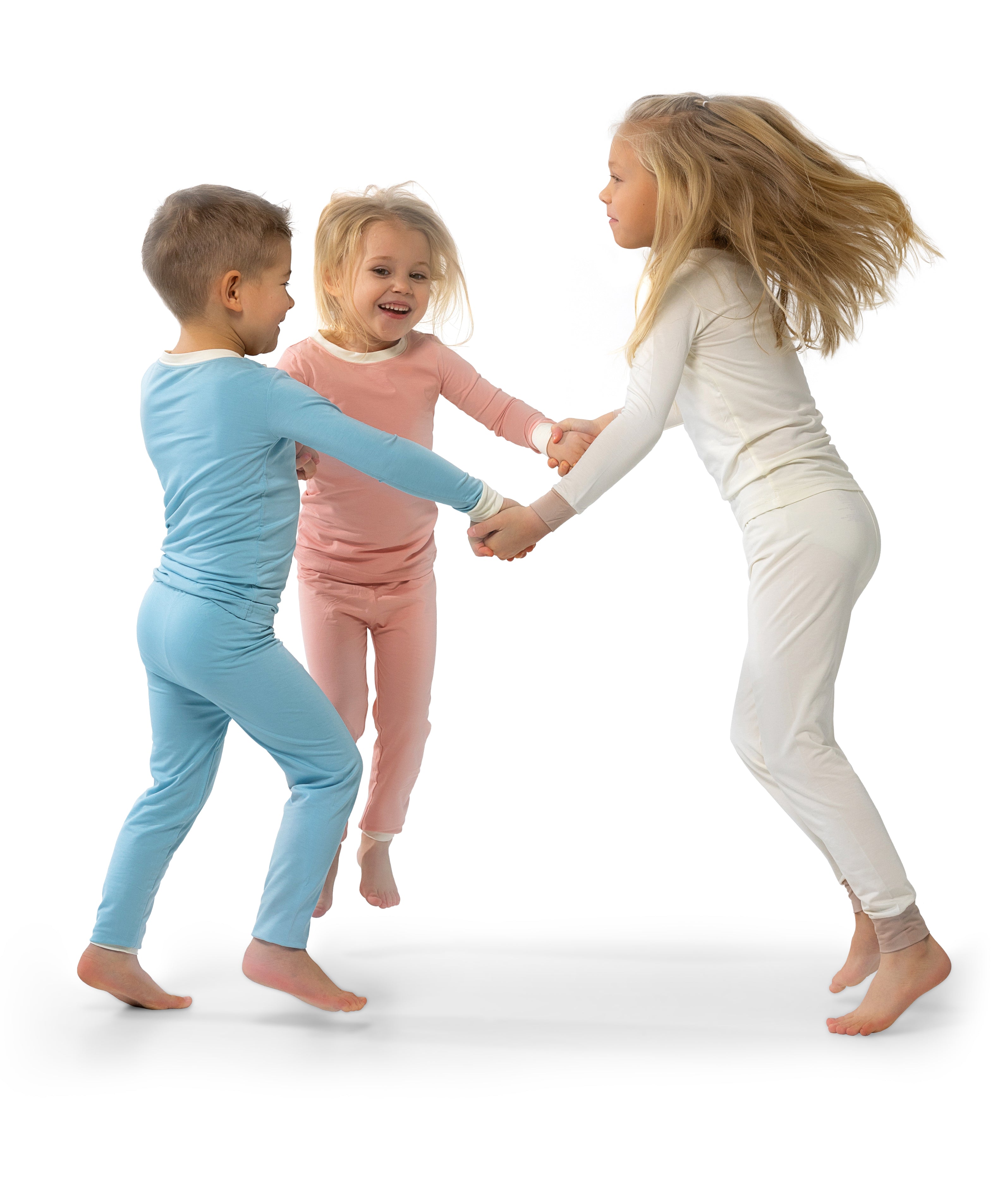 Soft Bamboo Pajama Set for Toddlers and Kids (Blue)