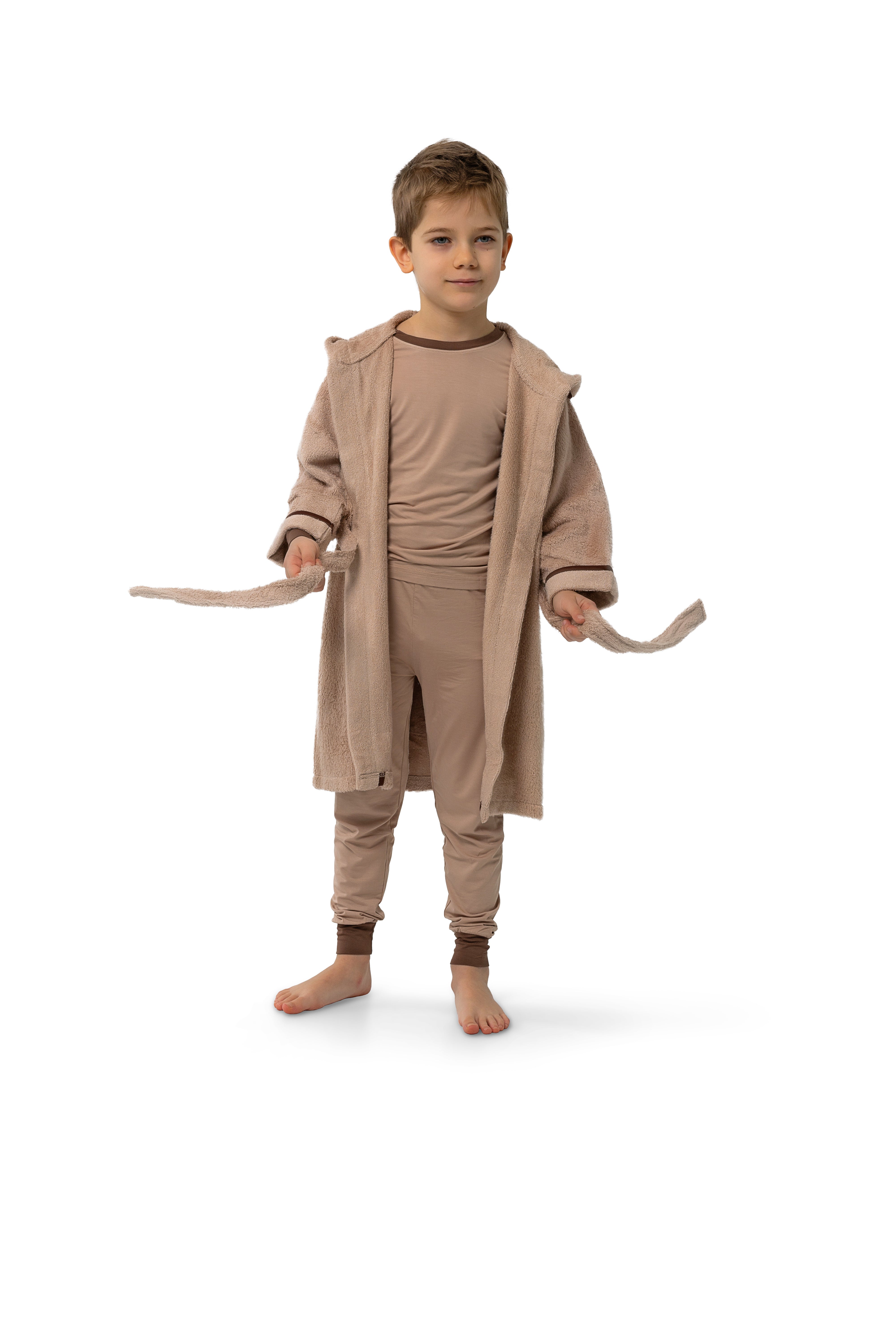 Soft Bamboo Pajama and Bathrobe Gift Set for Baby, Toddler and Kid
