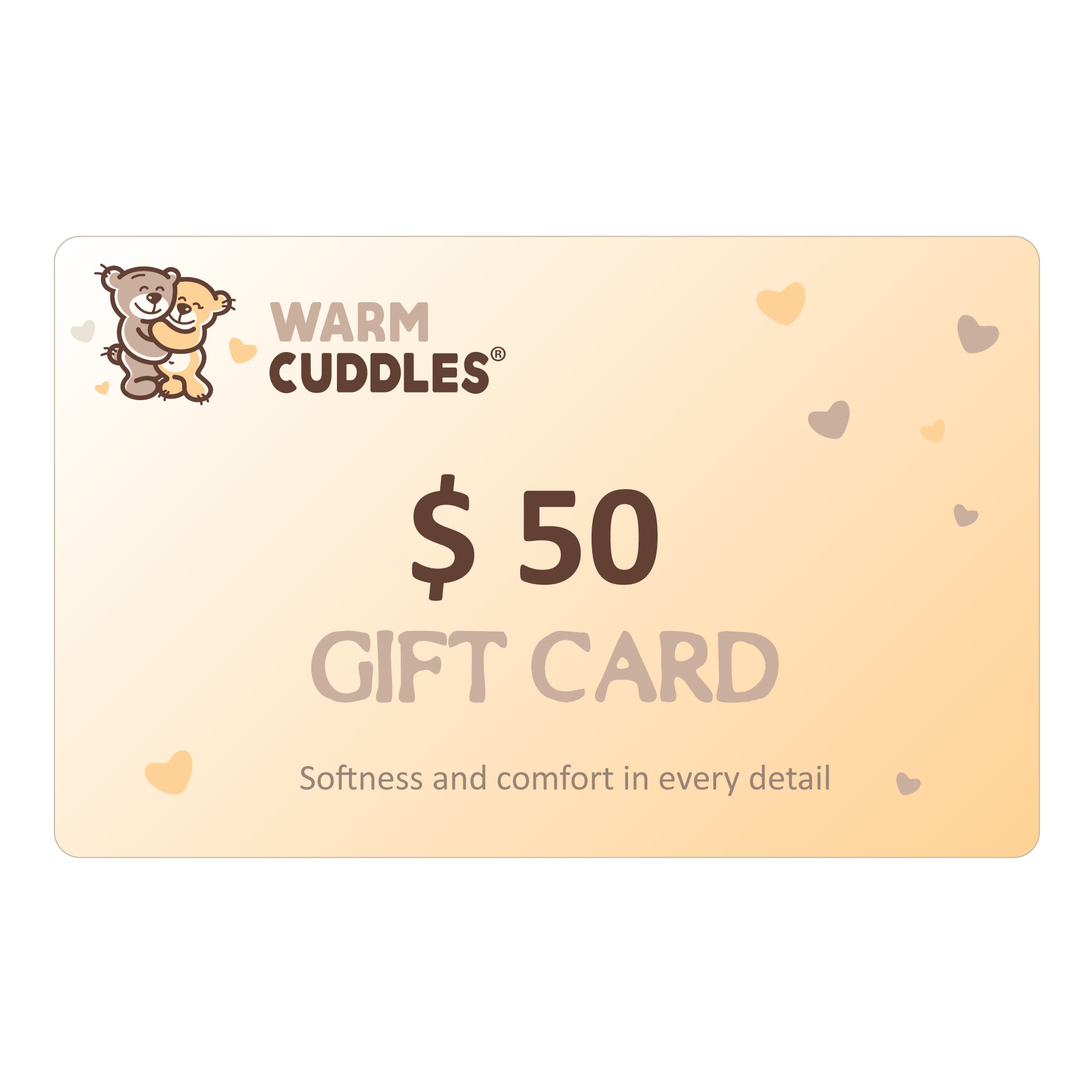 Warm Cuddles Digital Gift Card