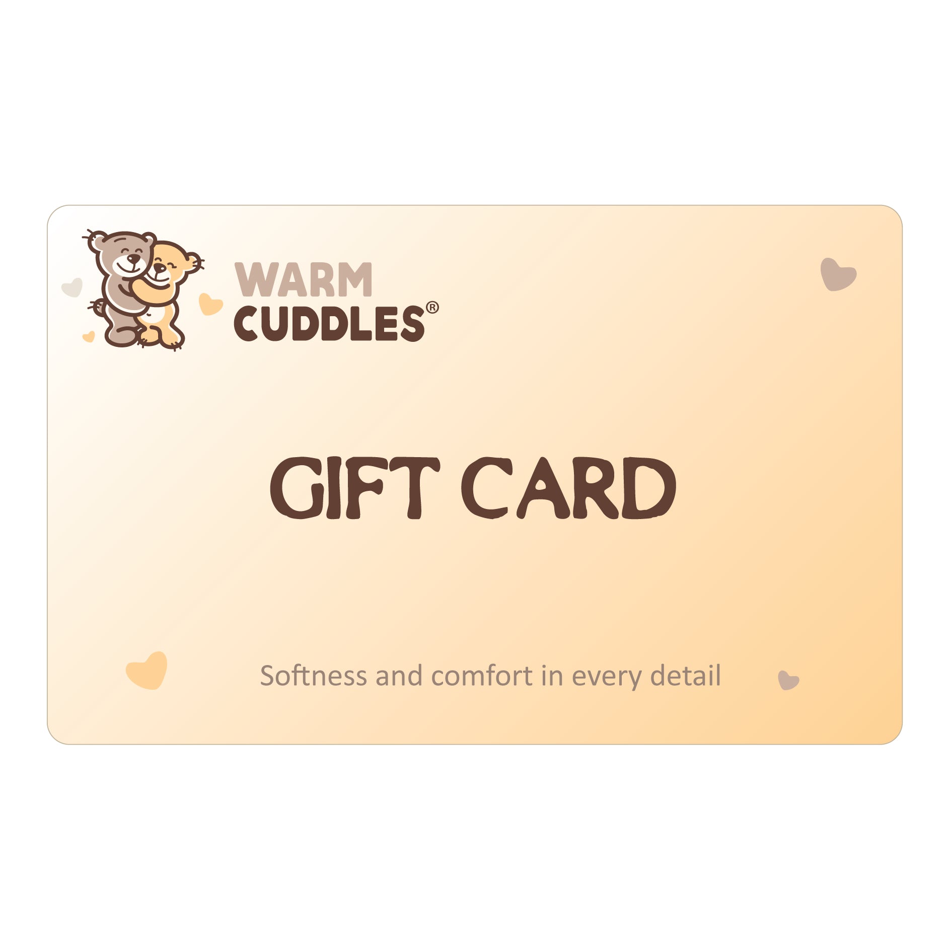 Warm Cuddles Digital Gift Card